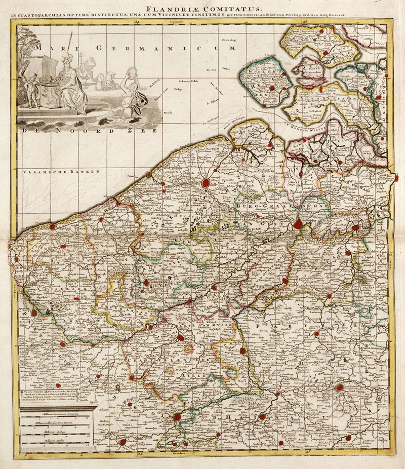 Flandriae 1735 Schenk - Ottens